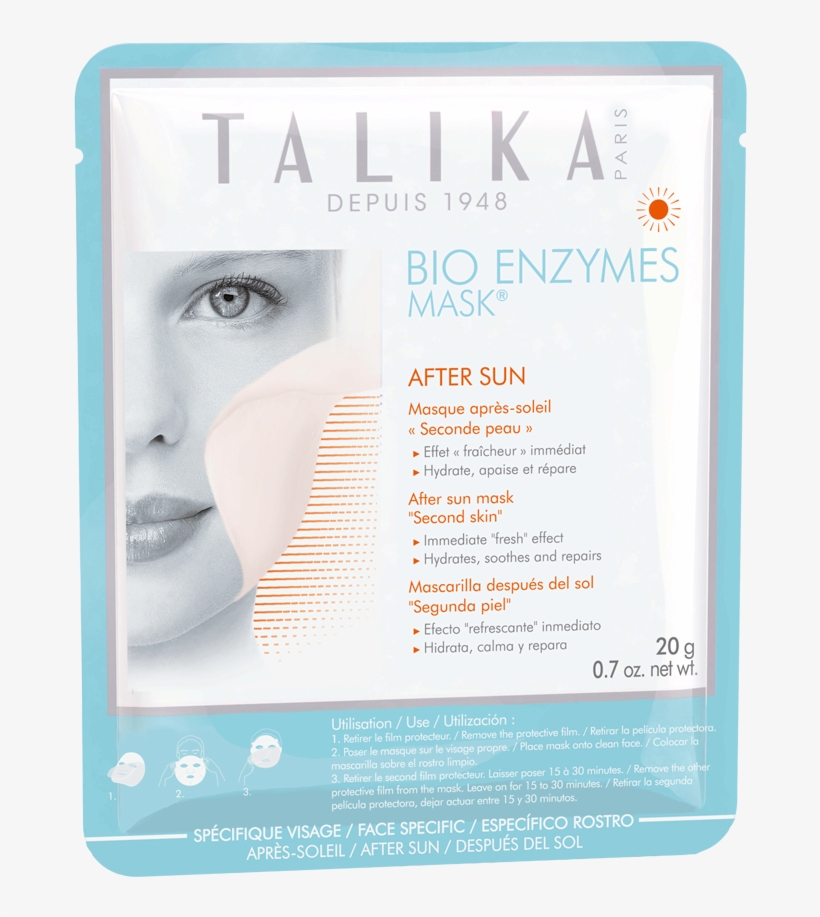 Bio Enzymes Mask After Sun - Talika 'bio Enzymes' Mask After-sun, transparent png download