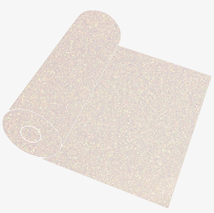20" Rainbow White Glitter Roll - Bathroom, transparent png download