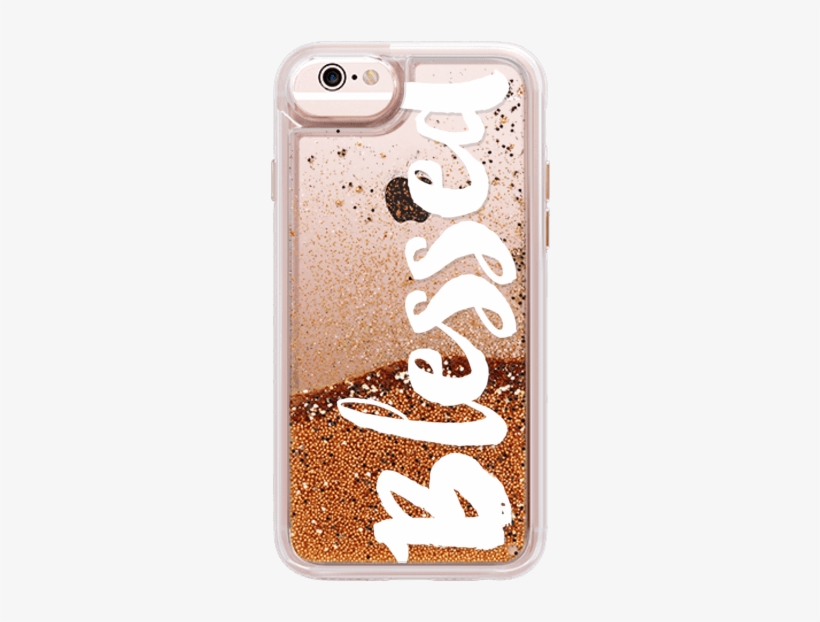Casetify Iphone 7 Liquid Glitter Case - Mobile Phone Case, transparent png download