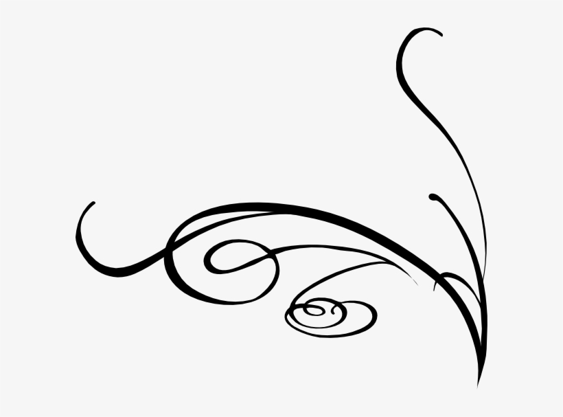 Decorative Swirl Clip Art At Clker Com Vector Clip - Clip Art, transparent png download