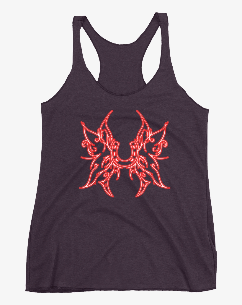Red Butterfly Horseshoe Tank - Ganesh Racerback Tank For Women, transparent png download