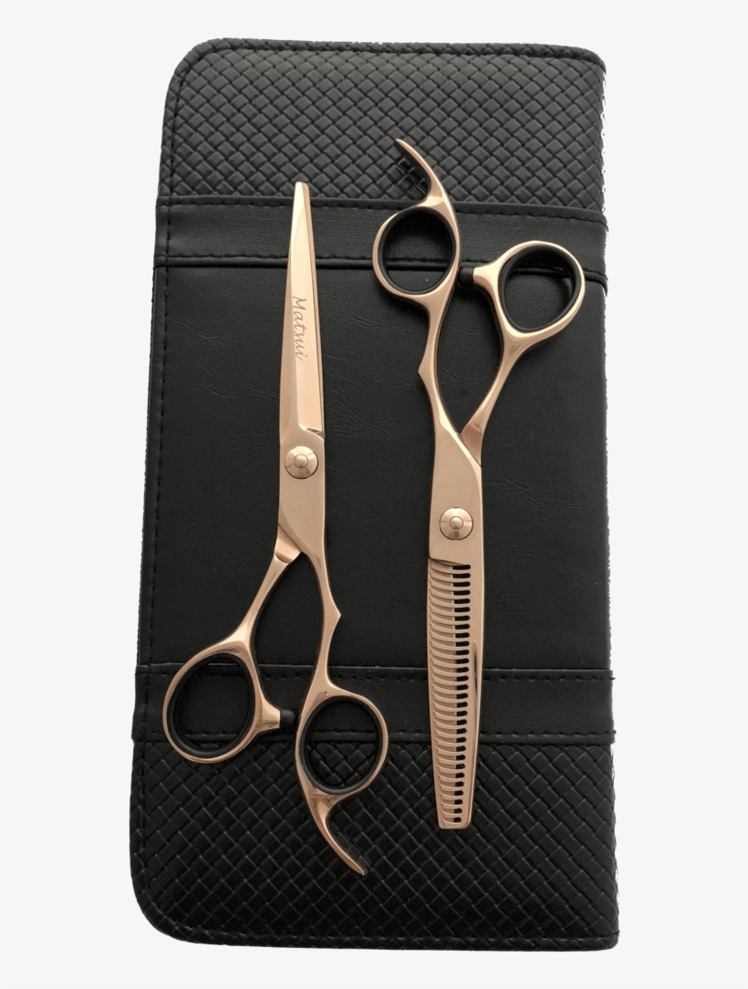2018 Matsui Rose Gold Vg10 Limited Edition Offset Scissor - Gold, transparent png download