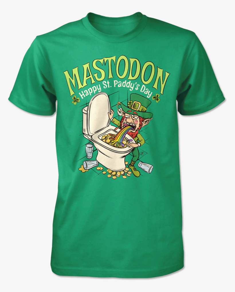 St Paddy's Day Mens Tee - Mastodon Shirt, transparent png download