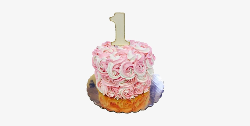 Ombre Floral Smash Cake - Smash Cakes, transparent png download