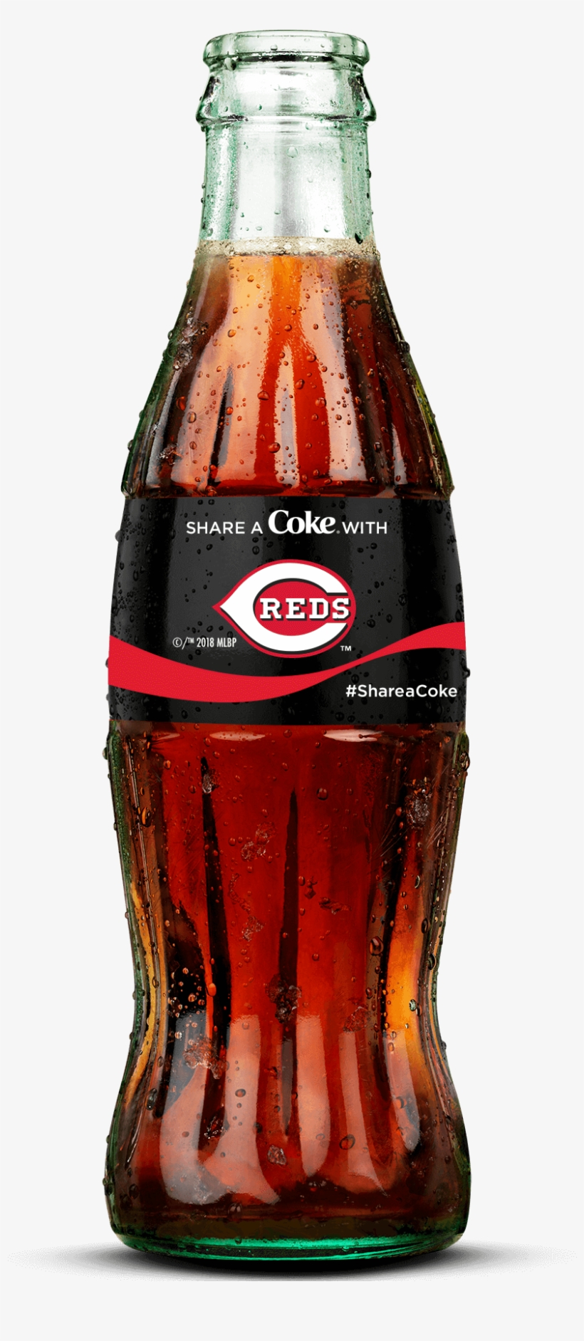 Cincinnati Reds Brand Bottle - Coca Cola Bottle 2018, transparent png download