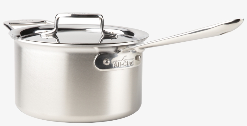 Flared Edges - Saucepan - All-clad D5 Brushed Stainless Steel Saucepan, transparent png download