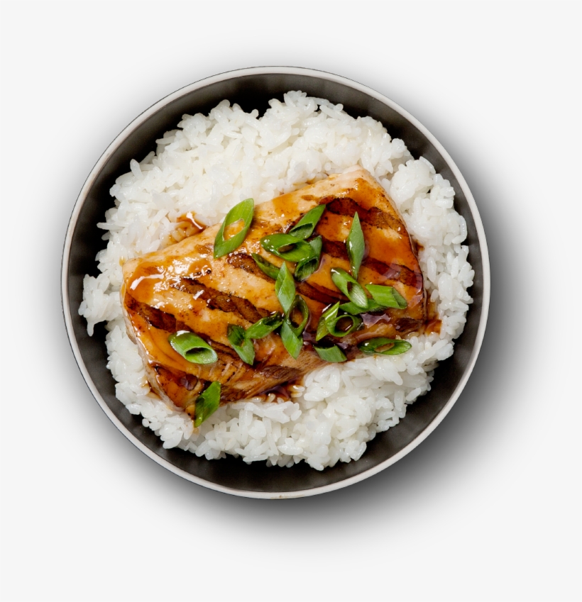 Salmon Bowl 580 Cal - Waba Grill Salmon Bowl, transparent png download