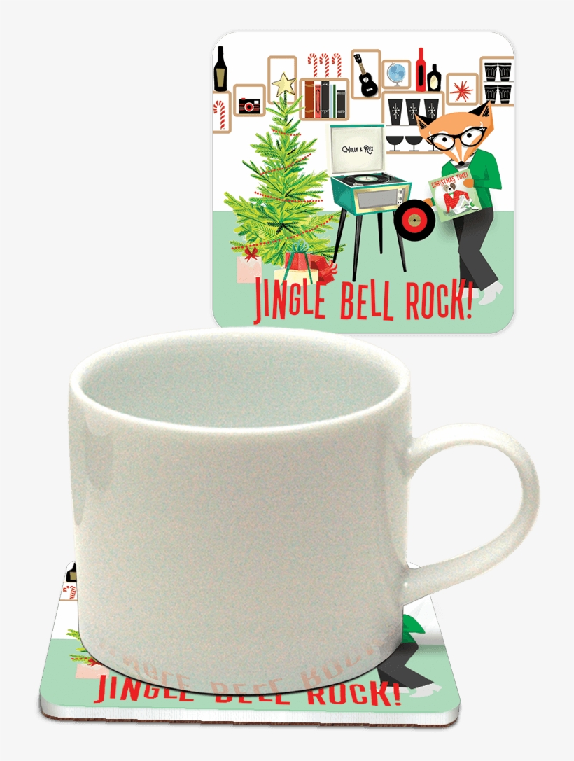 Jingle Bells Fox Coaster - Molly & Rex Owf Pocket Note Pad Jingle Bell Rock, transparent png download