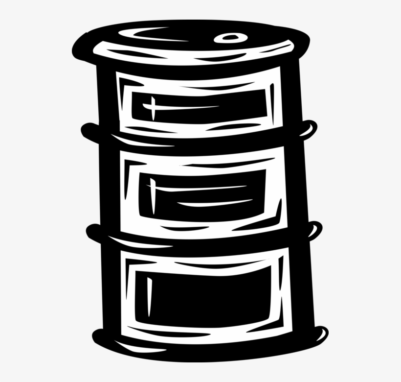 Vector Illustration Of Crude Petroleum Oil Barrel Or - Lubrication, transparent png download