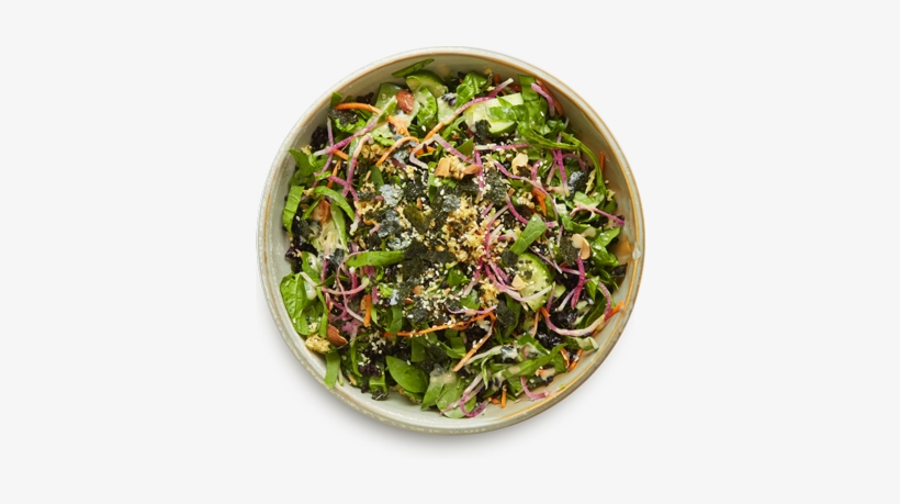 Black Rice Umeboshi Bowl - Garden Salad, transparent png download