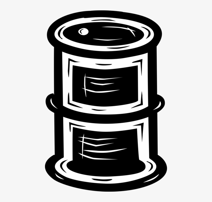 Vector Illustration Of Crude Petroleum Oil Barrel Or - Petroleum, transparent png download
