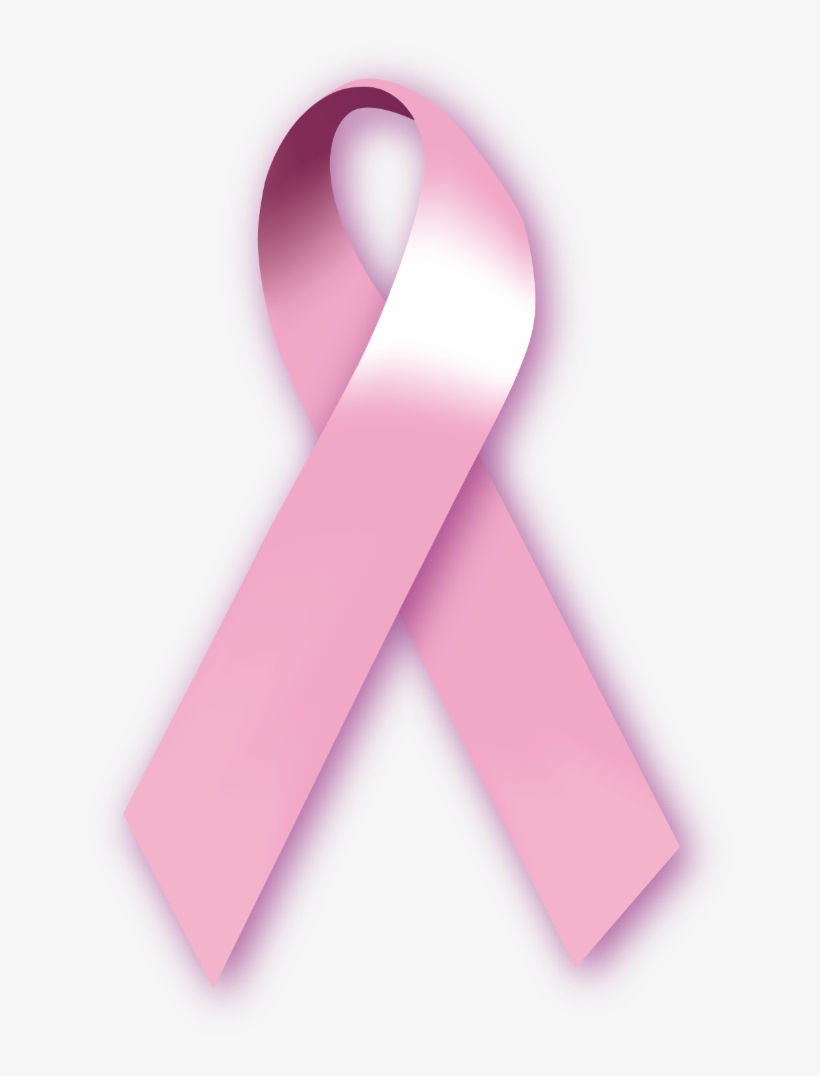 Pink Ribbon By Amiel Weisblum - Pink Ribbon Cancer Png, transparent png download