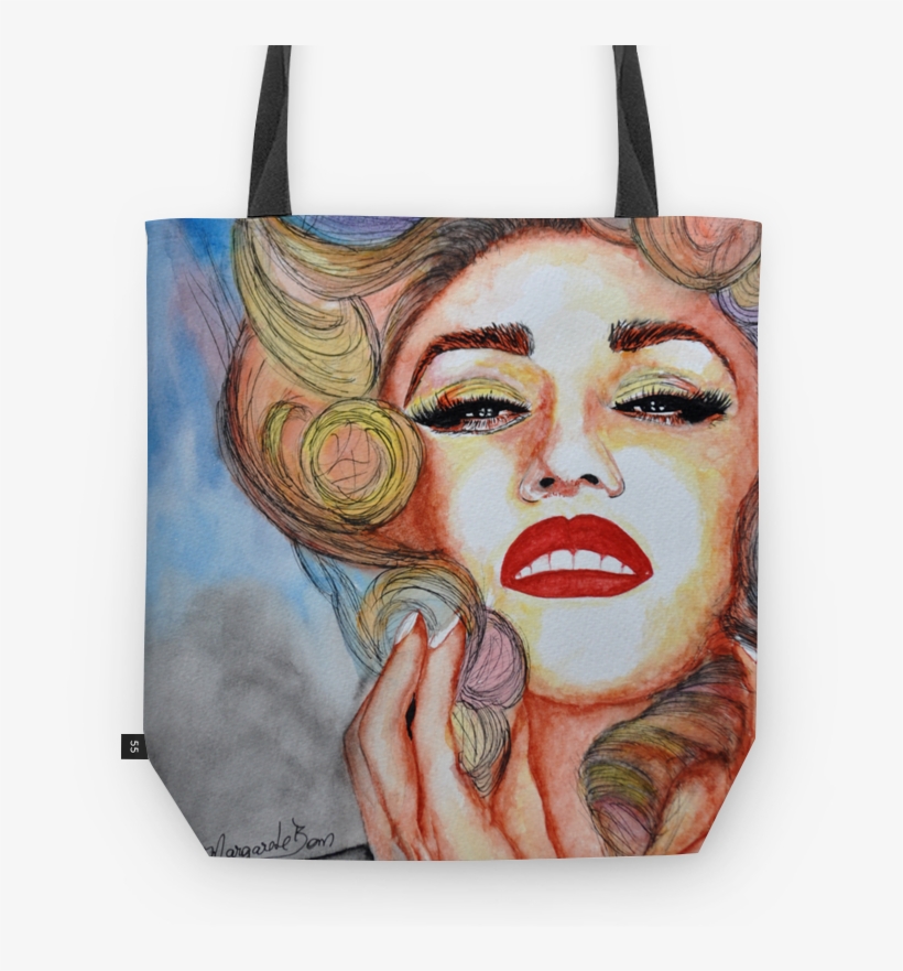 Bolsa Gwen Stefani Em Aquarela De Margarete Bomna - Imagens Sao Francisco De Assis, transparent png download