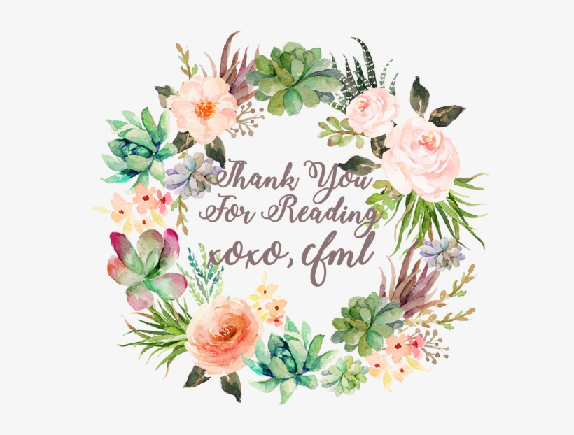 Img - Watercolor Flowers And Succulents, transparent png download