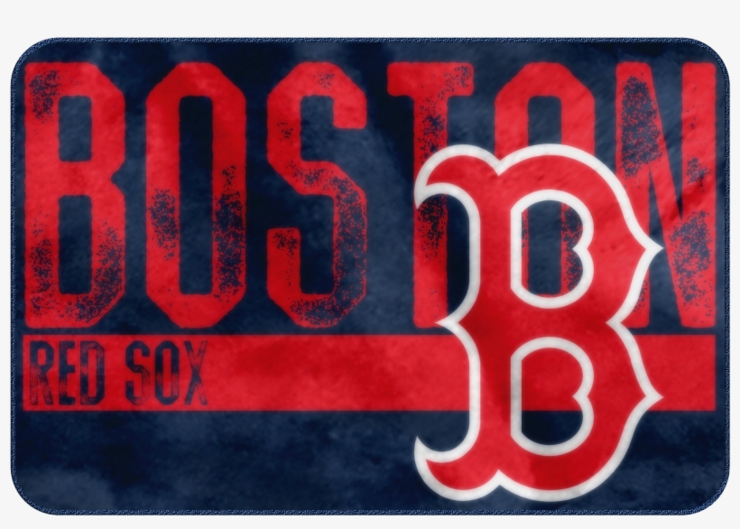 20" X 30" Worn Out Printed Foam Mat - Boston Red Sox 2018 Logo, transparent png download