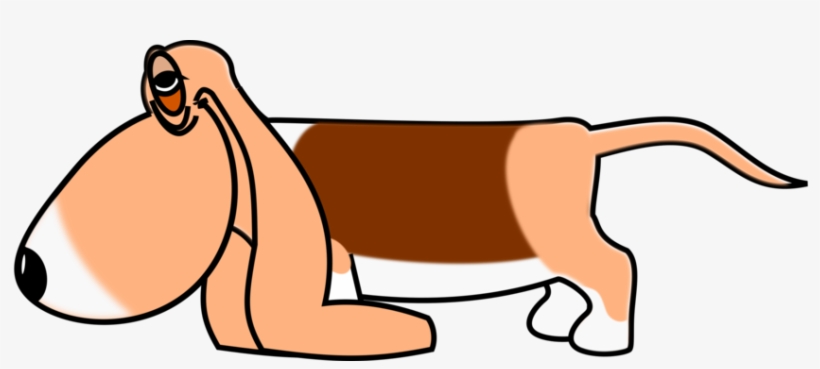 Basset Hound Dachshund Bloodhound Redbone Coonhound - Basset Hound Clip Art Free, transparent png download