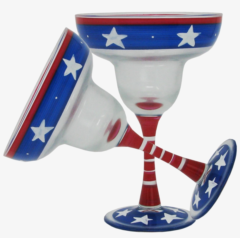 Stars/stripes Margarita Glass Patriotic Collection - Margarita, transparent png download