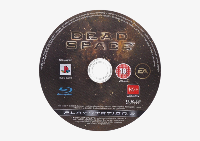 Dead Space - Metal Gear Solid 4 Disc, transparent png download