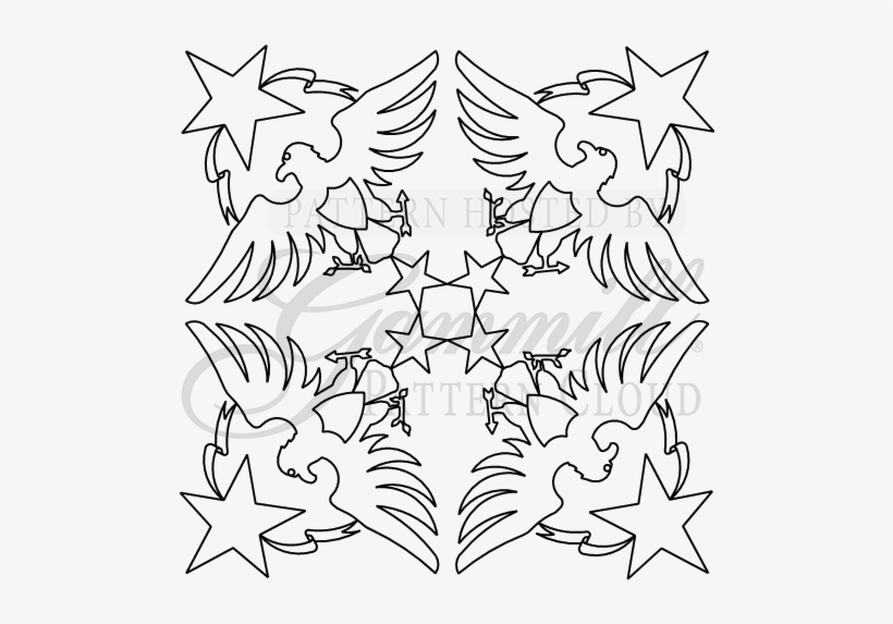 Lt 134b Star And Stripes Block - Illustration, transparent png download
