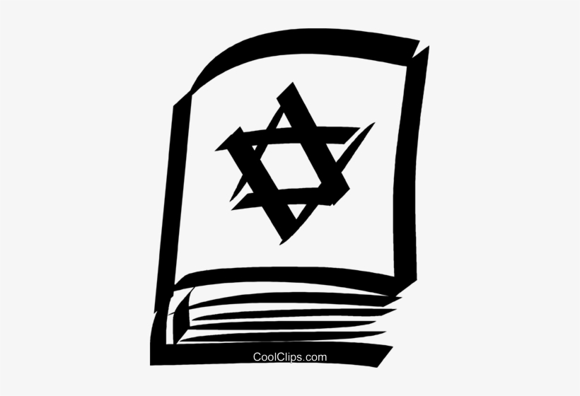 Jewish Bible Royalty Free Vector Clip Art Illustration - Transparent Jewish Bible, transparent png download