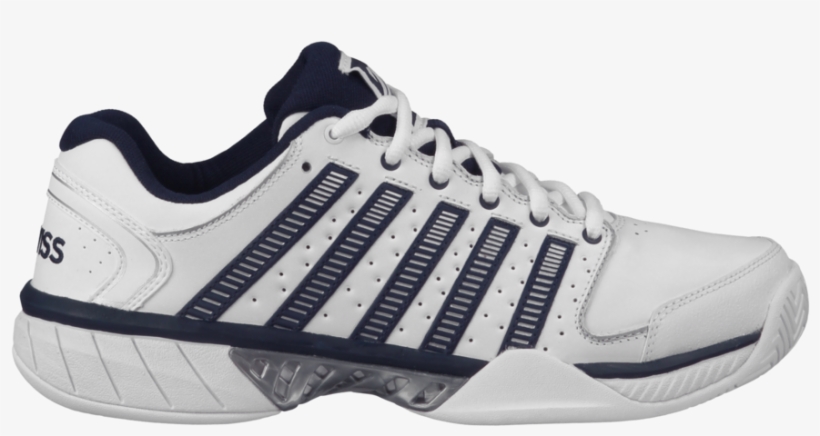 03379 167 M - Men's K-swiss Hypercourt Express Ltr Tennis Shoe White/navy/silver, transparent png download