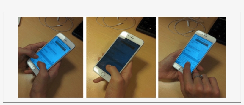 Three Different Ways Of Texting With Cell Phone - Mobile Phone, transparent png download