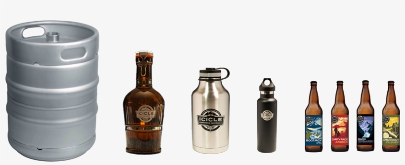 22oz Bottles And 12 Oz Cans - Keg Of Beer, transparent png download