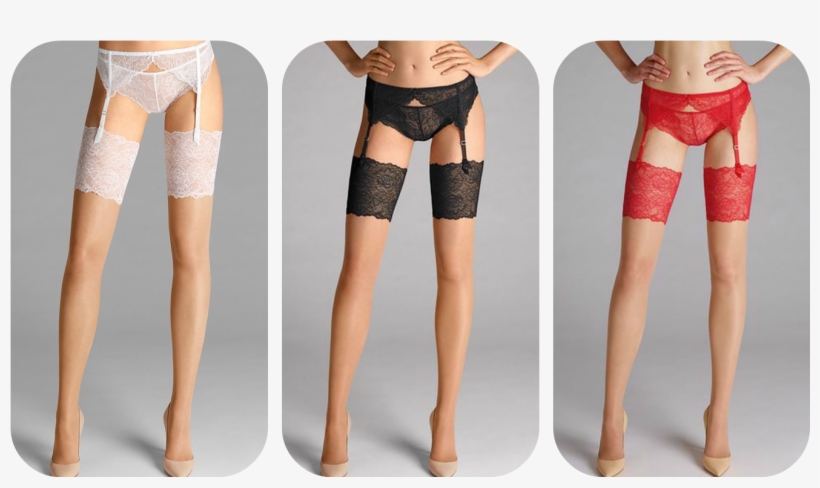For A Cool And Sexy Stocking Set, See Our Collection - Wolford Lace Stockings - 9784 - L, transparent png download