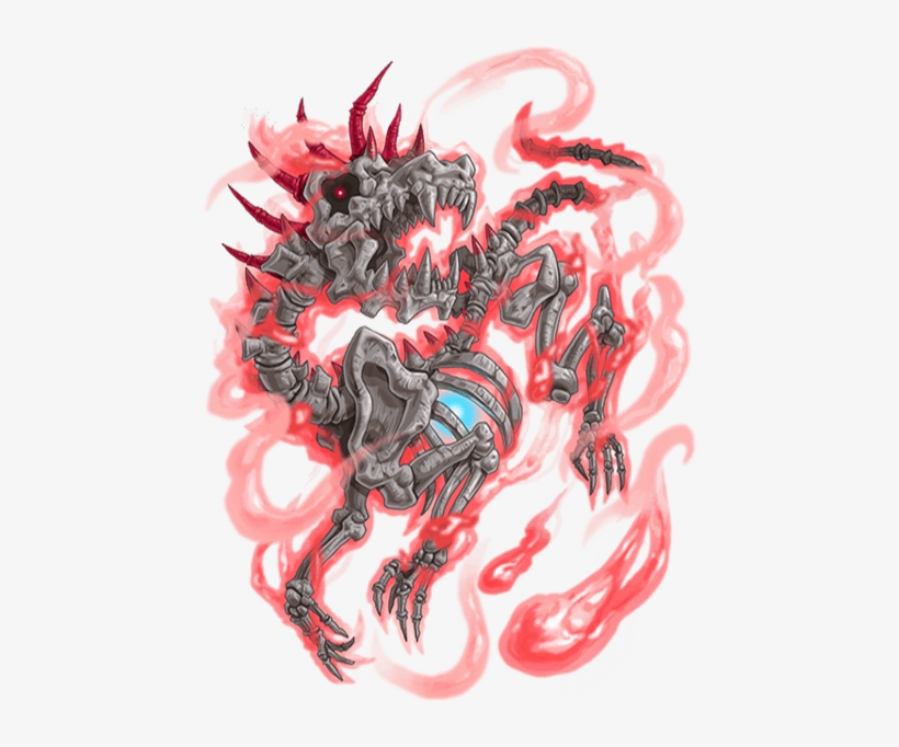Inferno Bone Wolf Transparent - Portable Network Graphics, transparent png download