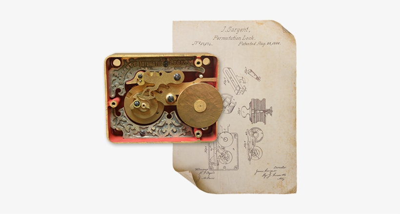 Automatic Lock - Patent Strengthening Plate Technology Lock, transparent png download