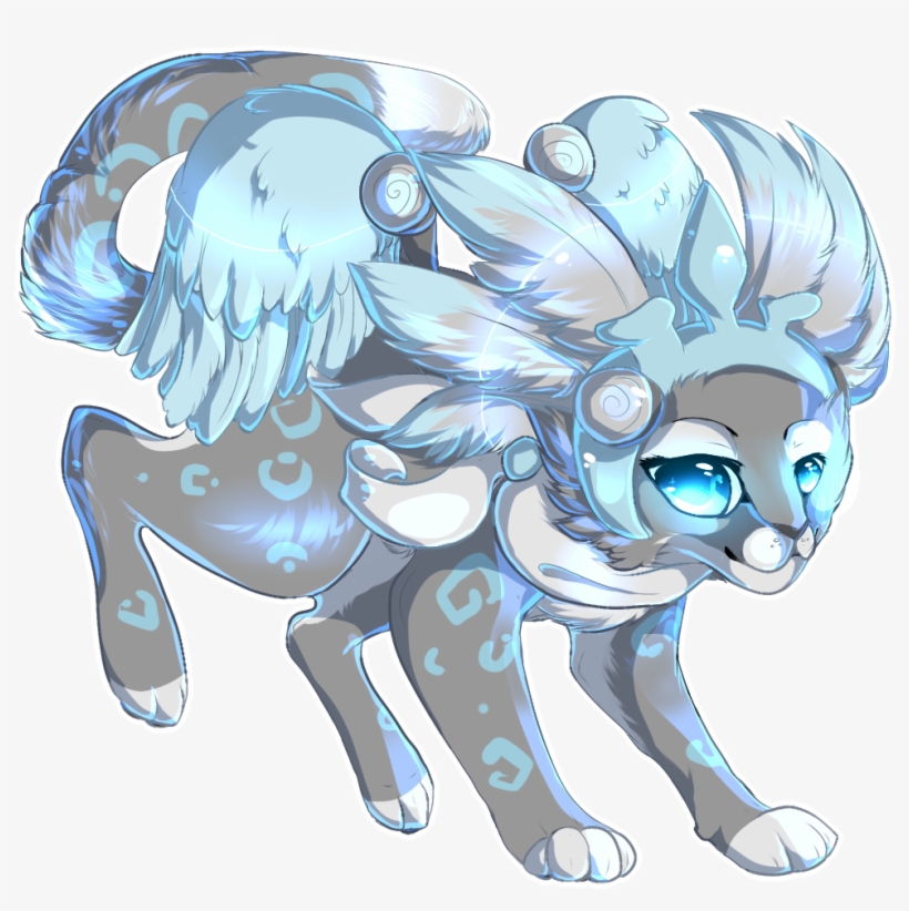 Snow Leopard Clipart Arctic Pencil And In Color Snow - Animal Jam Snow Leopard Drawing, transparent png download
