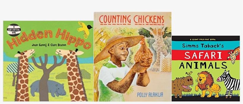 About African Animals, A Felt Board Showcasing A Fun - Hidden Hippo By Joan Gannij, transparent png download