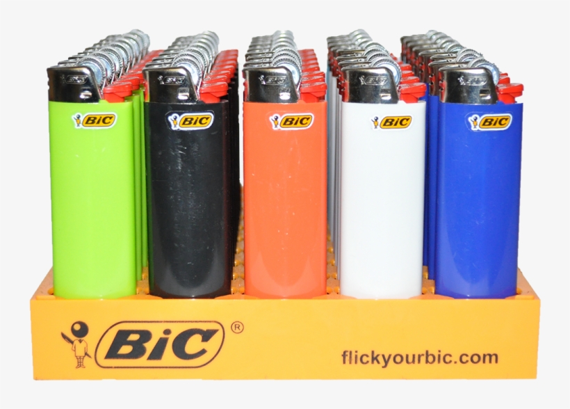 1 Of 5free Shipping 6 Full Size Bic Cigarette Lighters - Bic, transparent png download