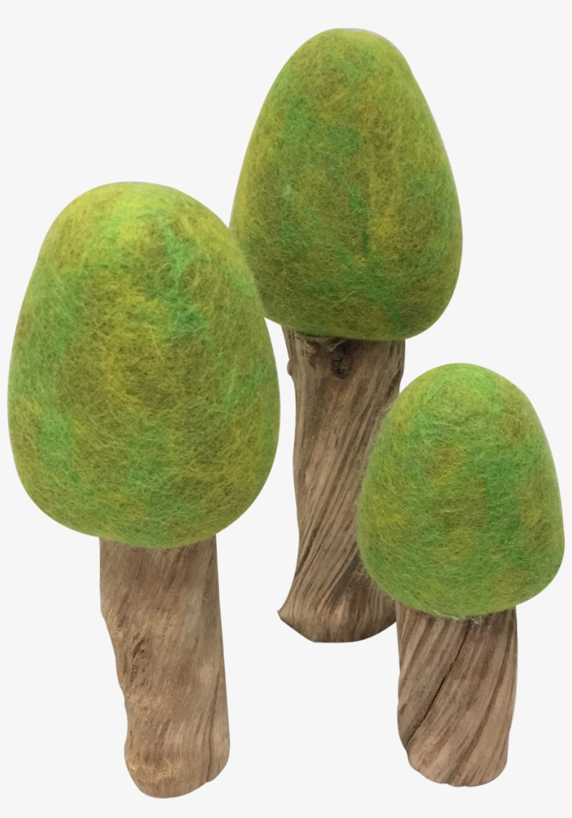 Spring Trees Set Toy Wild Mountain Child - Felt, transparent png download