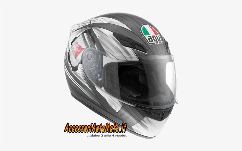 Agv K-4 Evo Hang On White Gunmetal Motorcycle Helmet - K 4 Evo Hang, transparent png download