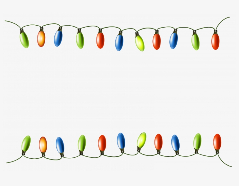 Christmas Lights Png Clipart Image High - Christmas Lights Border Png, transparent png download
