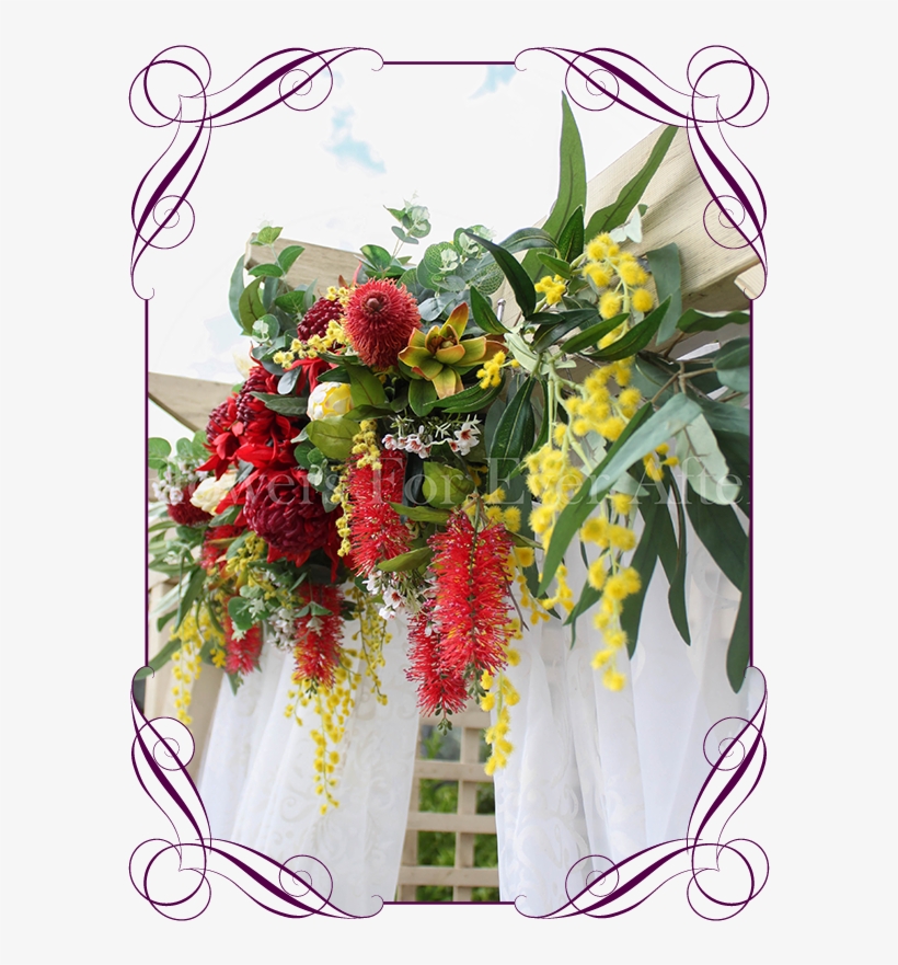 Katherine Wedding Arbor Arch Table Decoration Garland - Flower, transparent png download