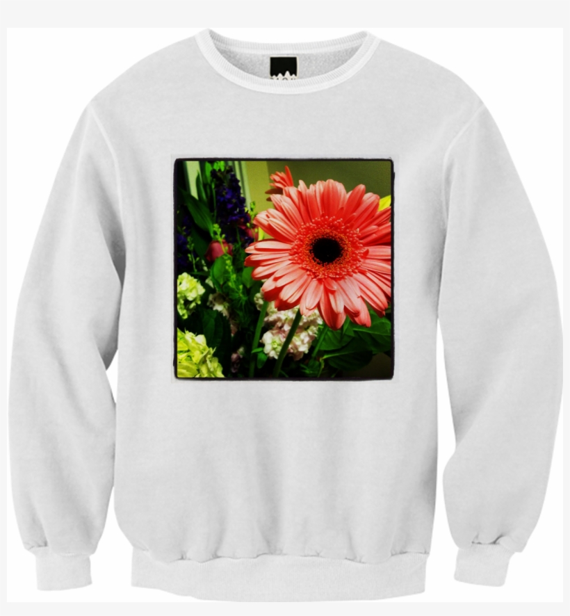 Pink Daisy Sweatshirt - Alcohol Kills Cannabis Chills Sweatshirt, transparent png download