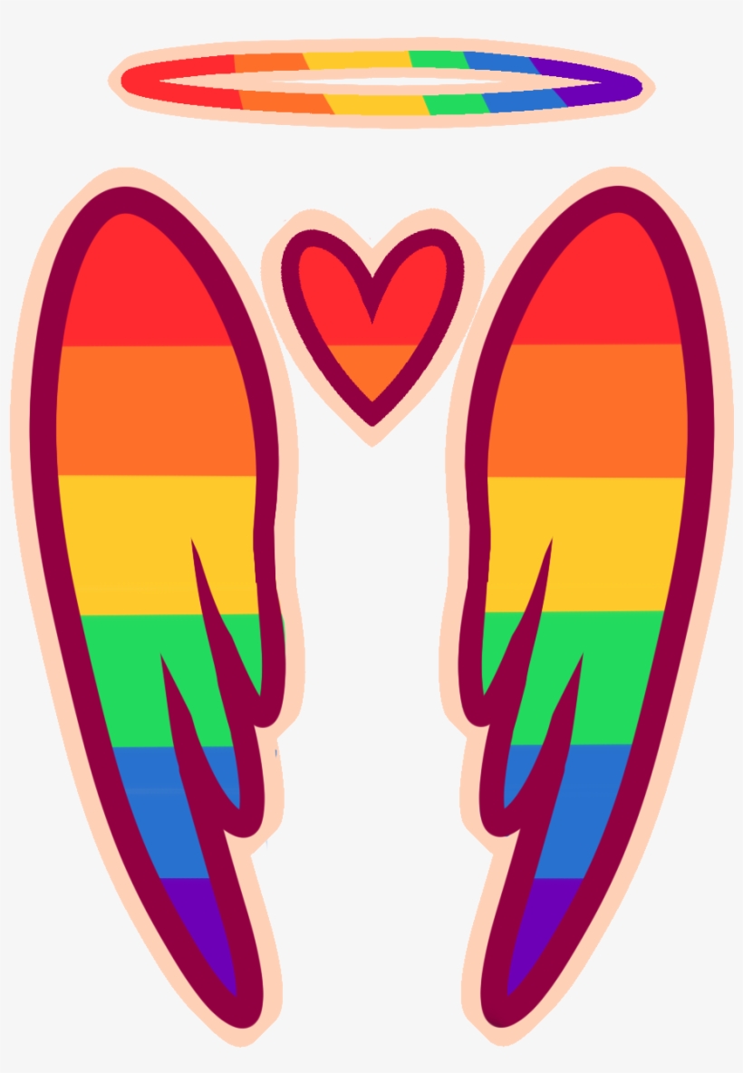“ Sexuality Angel Wing Designs Check Out The Links - Angel Pride, transparent png download