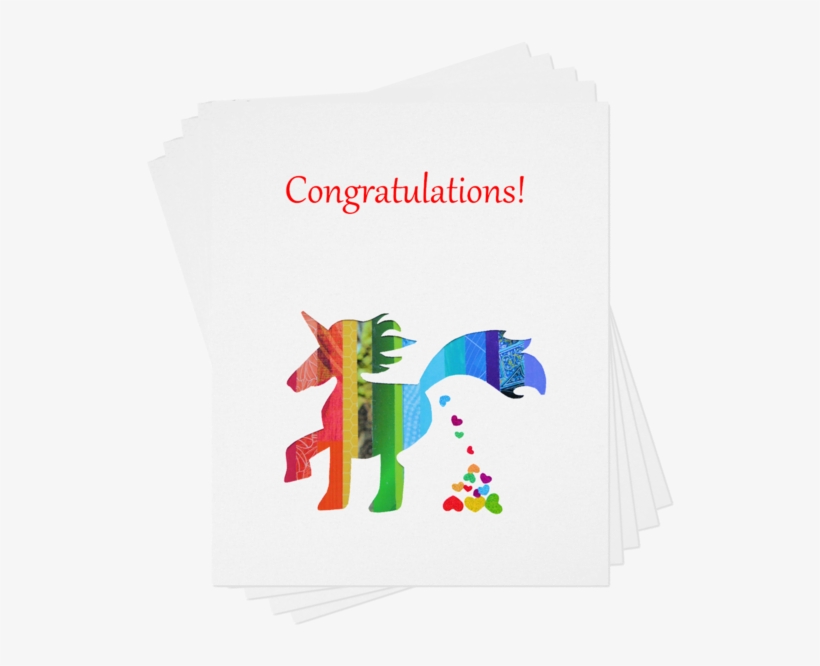 Gc006m Unicorn Congratulations Multi Pack - Unicorn Congratulations Card, transparent png download
