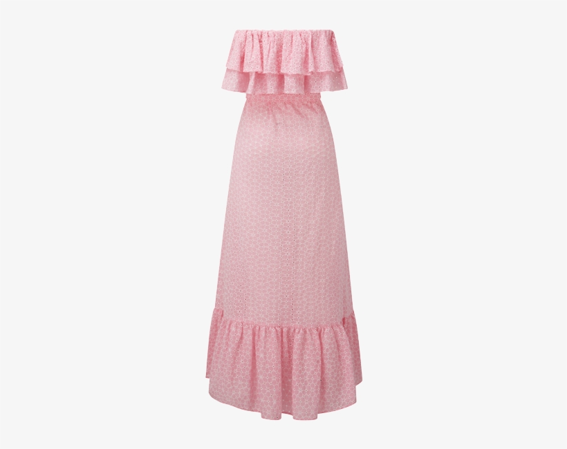 Sabine Pink And White Daisy Eyelet Dress - Dress, transparent png download