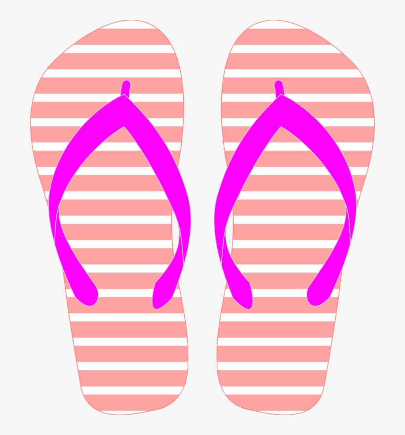 Png Image Of Pink Daisy Transparent - Red Flip Flop Clipart, transparent png download
