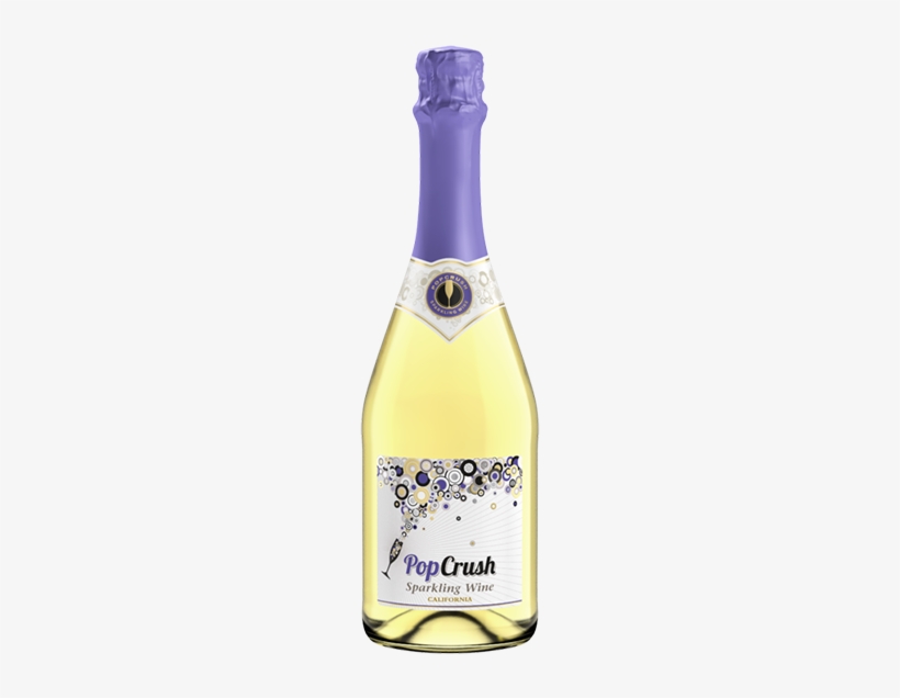 Popcrush Sparkling - Pop Crush Wine, transparent png download