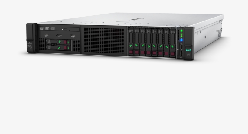 Hpe Proliant Dl380 Gen10 Server Left Facing - Hpe Proliant Dl380 Gen10 8sff, transparent png download