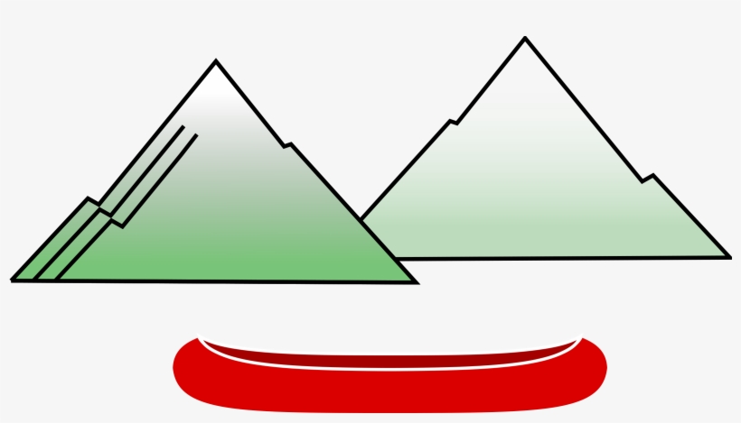 Kayaking Clipart Png - Canoe Side View Vector, transparent png download