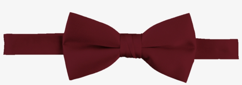 Burgundy Red - Bow Tie, transparent png download
