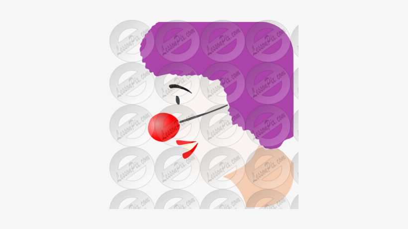 Clown Nose Stencil For Classroom / Therapy Use Great - Illustration, transparent png download