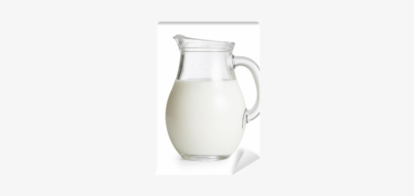 Milk Glass Jug Or Jar Isolated - Leche En Jarra De Vidrio, transparent png download