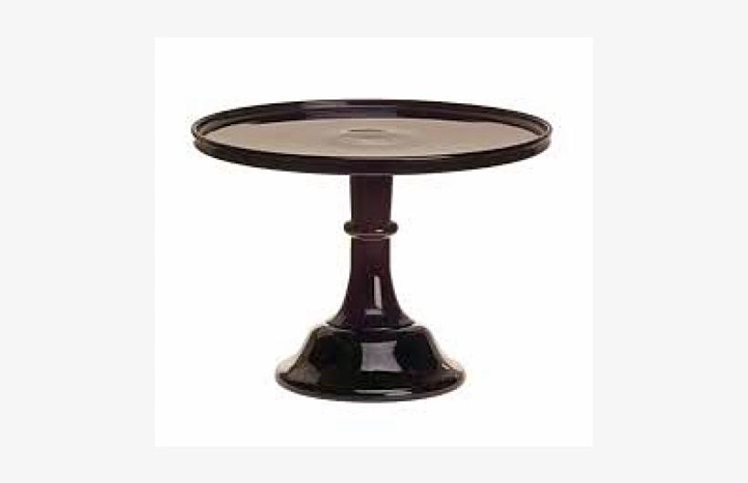 Milk Glass Cake Stand Large Black - Black Raspberry 12 Glass Cake Stand - Made, transparent png download