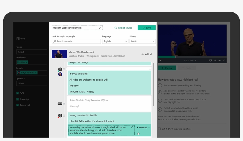 Edit The Transcript - Imagery, transparent png download